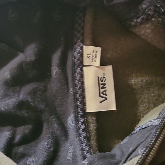 Vans Hoodie Olive/Black Mens - Picture 2 of 4